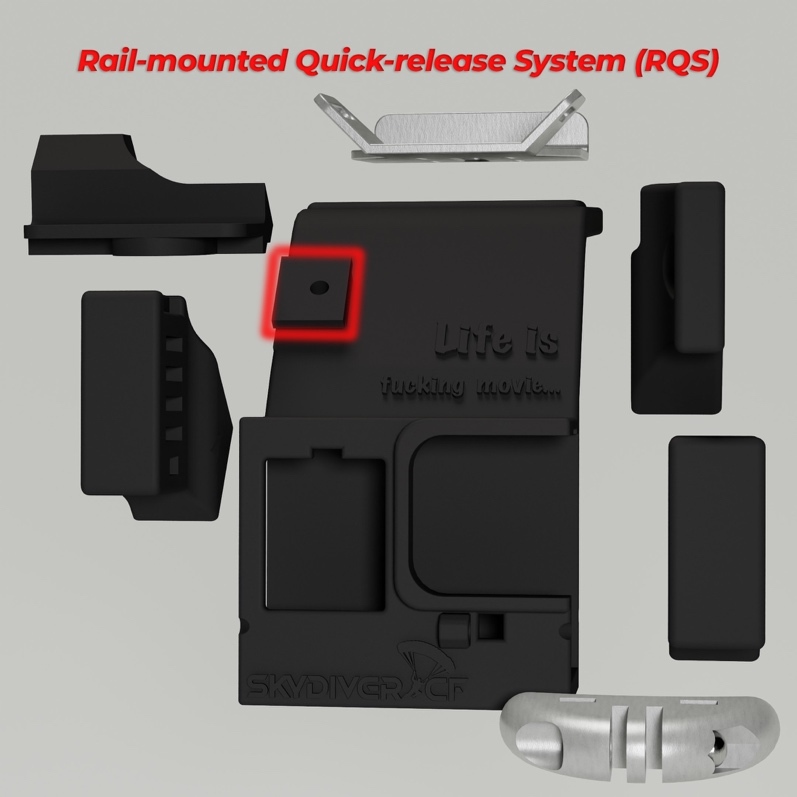 TonFly Open-Face Helmets Multifunctional Camera Bracket