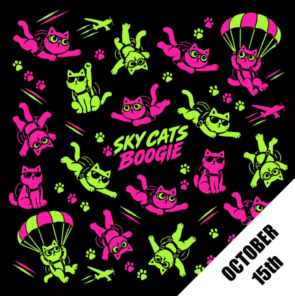 Sky Cats Neck Gaiters