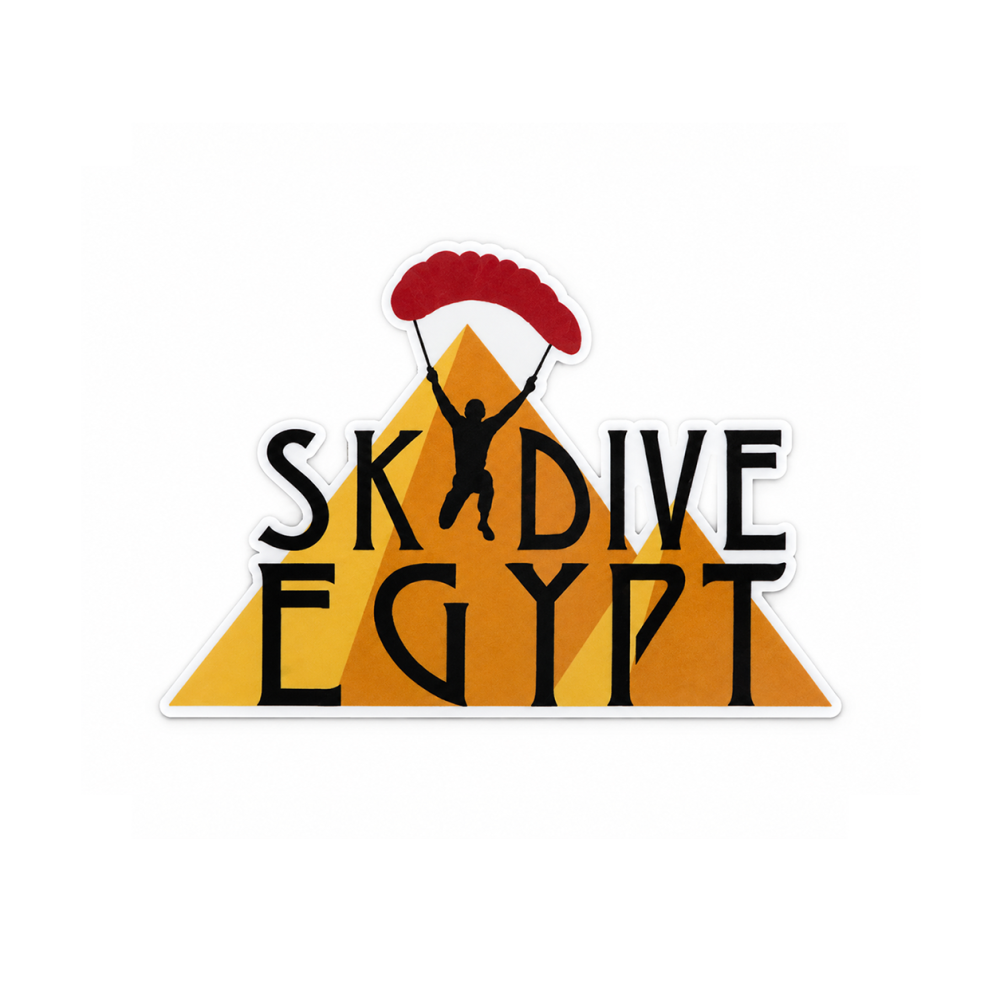 Skydive Egypt Sticker 7x5