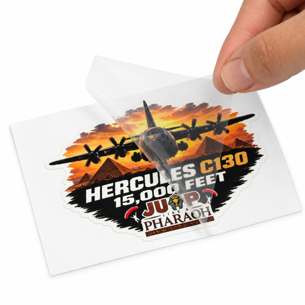 C-130 Sunset Sticker 9×6