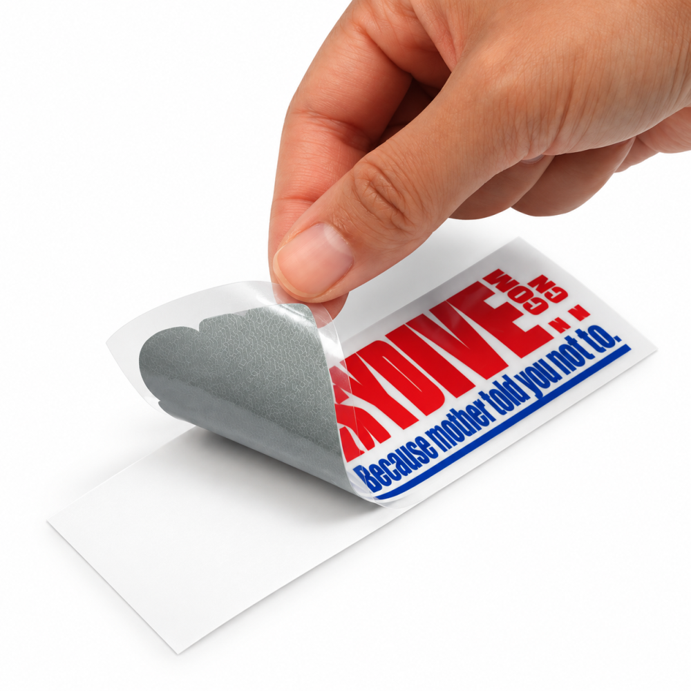 Skydive Rebel Sticker 12×3.7
