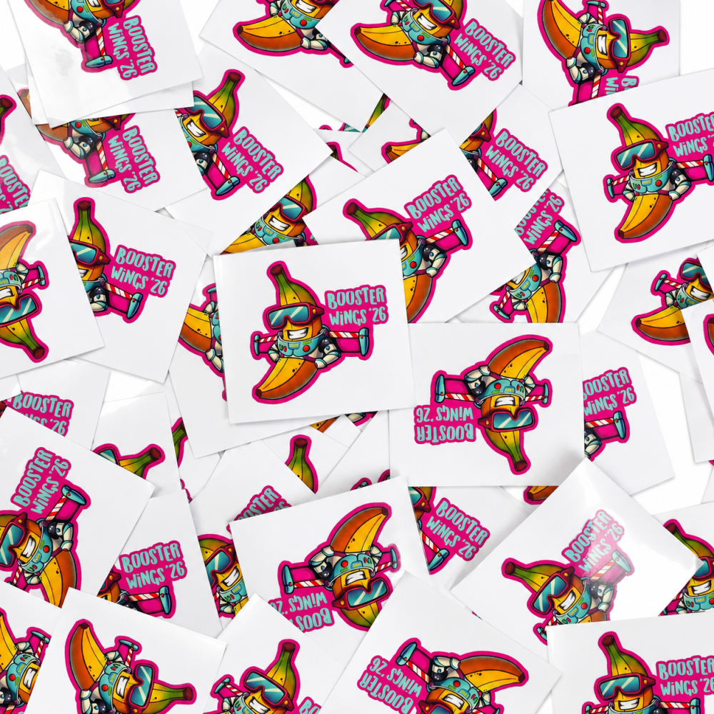 BoosterWings 26 Sticker 7*6.5