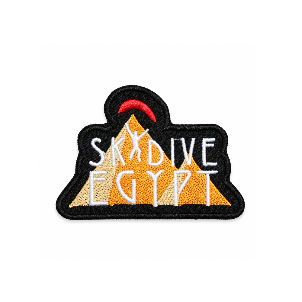 Skydive Egypt Embroidered Patch 7x5