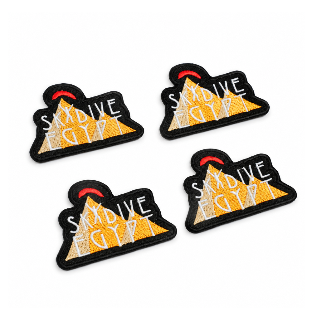 Skydive Egypt Embroidered Patch 7x5