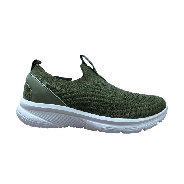 Shoetake Women's Green Slip-On Sneakers Easy-off Casual Comfort Shoes,SHOETAKE FOOTWEAR,Shoetake Women's Green Slip-On Sneakers Easy-off Casual Comfort Shoes