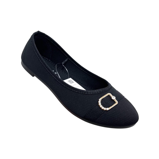 Shoetake Women's Black Elegant Daily Wear Ballerina Flats,SHOETAKE FOOTWEAR,Shoetake Women's Black Elegant Daily Wear Ballerina Flats
