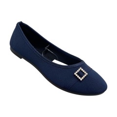 Shoetake Women's Blue Fresh Lightweight Ballerina Flats,SHOETAKE FOOTWEAR,Shoetake Women's Blue Fresh Lightweight Ballerina Flats