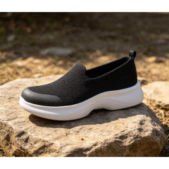 Shoetake Men Black Slip On Walking Sport Shoes Breathable Lightweight Comfort Casual Sneakers,SHOETAKE FOOTWEAR,Shoetake Men Black Slip On Walking Sport Shoes Breathable Lightweight Comfort Casual Sneakers