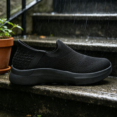 Shoetake Women Knitted Mesh Uppers Breathable Slip On Walking Sneakers Soft and Comfortable EVA Outsole,SHOETAKE FOOTWEAR,Shoetake Women Knitted Mesh Uppers Breathable Slip On Walking Sneakers Soft and Comfortable EVA Outsole