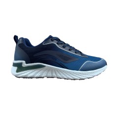 Shoetake Dark Blue Retro Cushion Performance Running Training Sneakers,SHOETAKE FOOTWEAR,Shoetake Dark Blue Retro Cushion Performance Running Training Sneakers