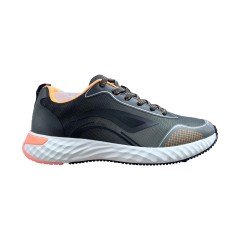 Shoetake Grey Orange Breathable Performance Athletic Running Sneakers Comfortable Fitting,SHOETAKE FOOTWEAR,Shoetake Grey Orange Breathable Performance Athletic Running Sneakers Comfortable Fitting