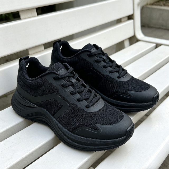 Shoetake All Black Minimalist Breathable Athletic Running Training Sneakers,SHOETAKE FOOTWEAR,Shoetake All Black Minimalist Breathable Athletic Running Training Sneakers