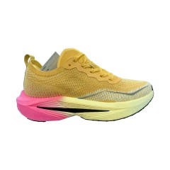 Shoetake Yellow Pink Fashion Thick Sole Platform Casual Running Sneakers Women,SHOETAKE FOOTWEAR,Shoetake Yellow Pink Fashion Thick Sole Platform Casual Running Sneakers Women