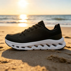 Shoetake Black White Running Shoes Minimalist Breathable Athletic Sneakers for Men,SHOETAKE FOOTWEAR,Shoetake Black White Running Shoes Minimalist Breathable Athletic Sneakers for Men