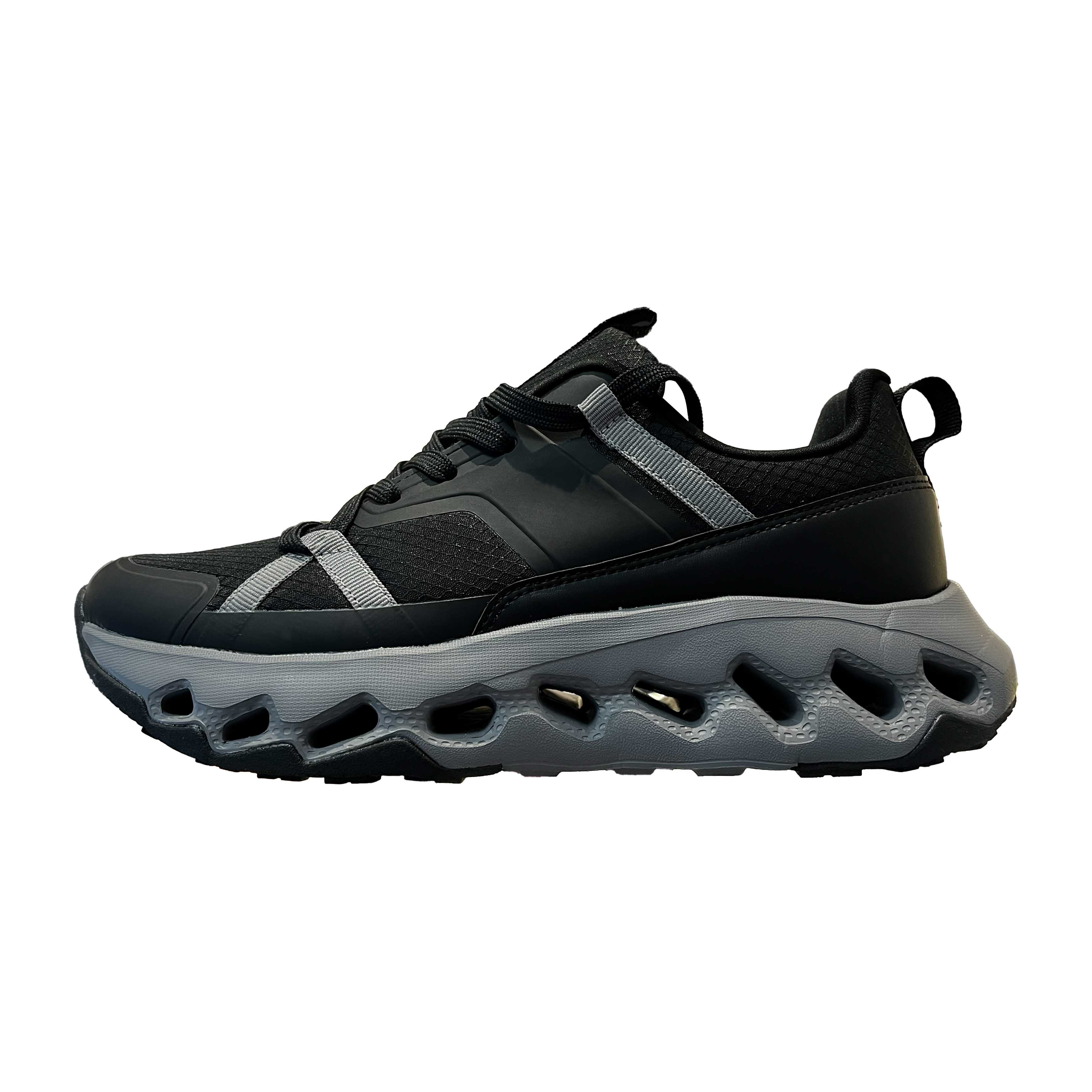 Shoetake Light Grey Black Running Shoes Versatile Comfortable Athletic Sneakers for Men,SHOETAKE FOOTWEAR,Shoetake Light Grey Black Running Shoes Versatile Comfortable Athletic Sneakers for Men