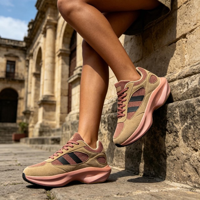 Shoetake Beige Pink Running Shoes Soft Comfortable Athletic Sneakers for Women,SHOETAKE FOOTWEAR,Shoetake Beige Pink Running Shoes Soft Comfortable Athletic Sneakers for Women