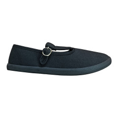 Shoetake Women's All Black Slip On Canvas Sneakers Comfortable Everyday Shoes,SHOETAKE FOOTWEAR,Shoetake Women's All Black Slip On Canvas Sneakers Comfortable Everyday Shoes