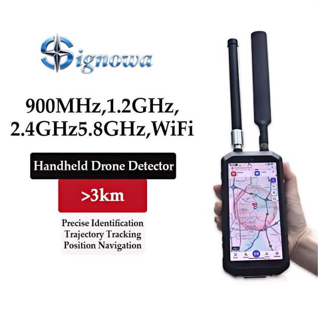 Handheld Dron Detector 100M-6G,SIgnowa：Your low-altitude defense expert,Handheld Dron Detector 100M-6G