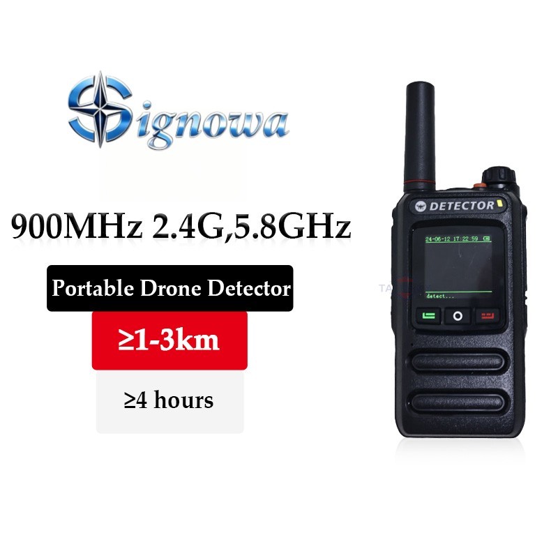 Handheld Drone Detector 1KM,Your low-altitude defense expert,Handheld Drone Detector 1KM