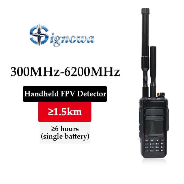 Handheld Dron Detector 70MHz-6.2GHz,Your low-altitude defense expert,Handheld Dron Detector 70MHz-6.2GHz