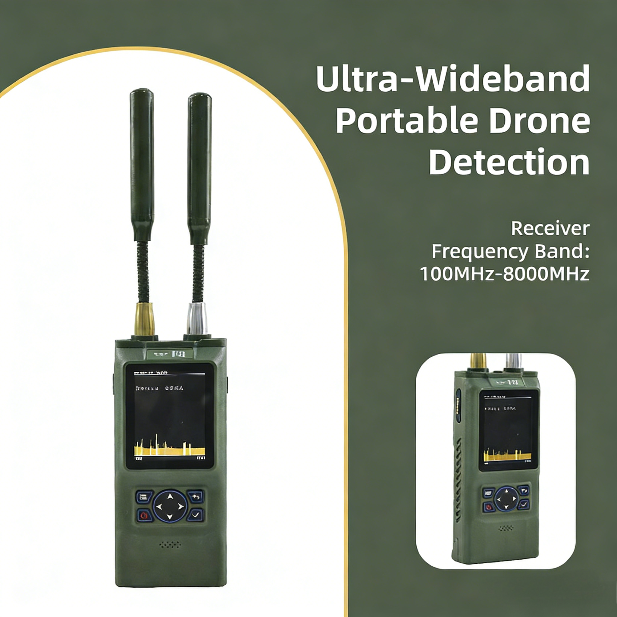 100-8000mhz Drone Detector 8G Full Band Detector Tatusky Anti Drone Security Handheld Drone Detector Anti Drone System,Your low-altitude defense expert,100-8000mhz Drone Detector 8G Full Band Detector Tatusky Anti Drone Security Handheld Drone Detector Anti Drone System