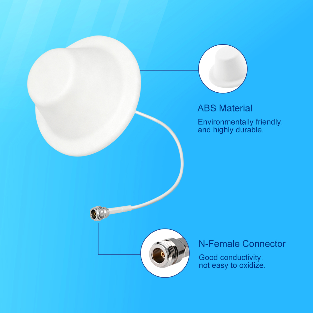 Wideband Ceiling Antenna 698-960MHz/1710-2700MHz N Type Female for 4G LTE 3G Cellular DAS In-Building Solution,Your low-altitude defense expert,Wideband Ceiling Antenna 698-960MHz/1710-2700MHz N Type Female for 4G LTE 3G Cellular DAS In-Building Solution