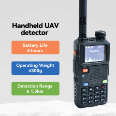 Handheld Dron Detector 300M~6Ghz,Your low-altitude defense expert,Handheld Dron Detector 300M~6Ghz