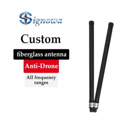 20*600mm  Omnidirectional Waterproof Fiberglass Antenna,Your low-altitude defense expert,433mhz 900mhz 1.2G 1.5G 2.4G 5.2G 5.8G Outdoor Omnidirectional Clover Fiberglass Antenna Specification