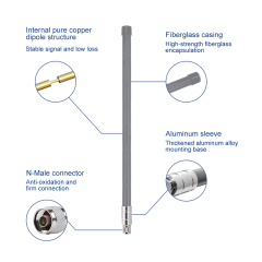 Omni-Directional LoRa/LPWAN Outdoor Fiberglass Antenna  Vertical Polarization IP67 N-Female Connector,Your low-altitude defense expert,Omni-Directional LoRa/LPWAN Outdoor Fiberglass Antenna  Vertical Polarization IP67 N-Female Connector