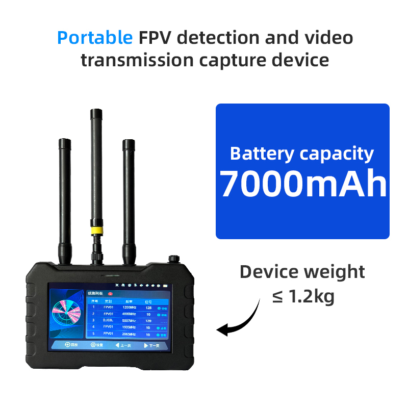 3km Portable Full Frequency Dron Detector 70MHz-6.2GHz Display FPV RF Video Signal Anti UAV Watch Collaboration Touch Screen,Your low-altitude defense expert,3km Portable Full Frequency Dron Detector 70MHz-6.2GHz Display FPV RF Video Signal Anti UAV Watch Collaboration Touch Screen