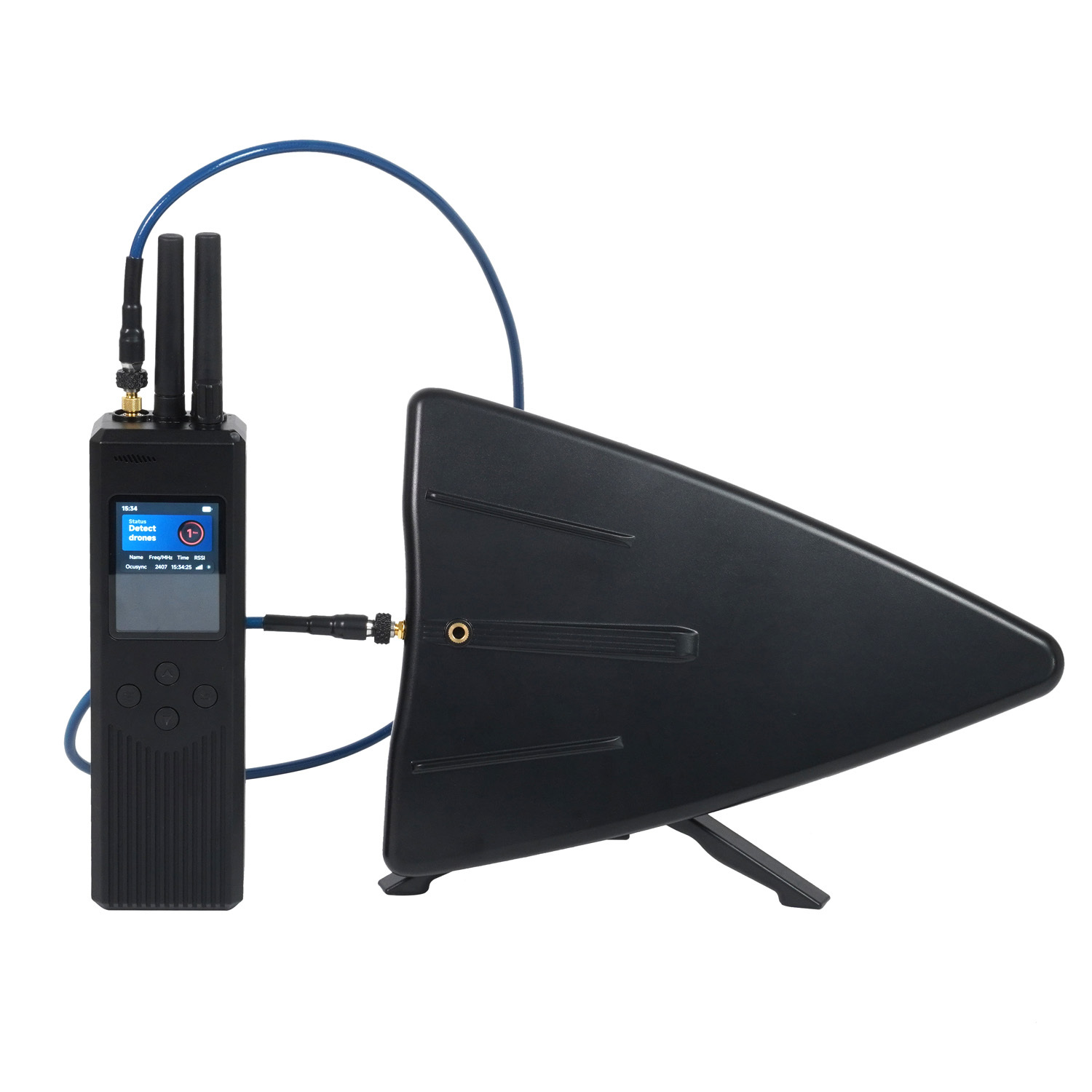 SIG-W03 3KM Wearable Dron Detector 2.4GHz 5.8GHz Technology Directional Detection Antenna Identification Alerting for UAV FPV DJI AUTEL,Your low-altitude defense expert,SIG-W03