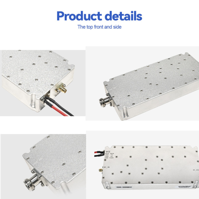 100W 2000-6000MHz Ultra-Wideband Anti-FPV Amplifier  RF Module for Active UAV Defense Systems,Your low-altitude defense expert,100W 2000-6000MHz Ultra-Wideband Anti-FPV Amplifier  RF Module for Active UAV Defense Systems