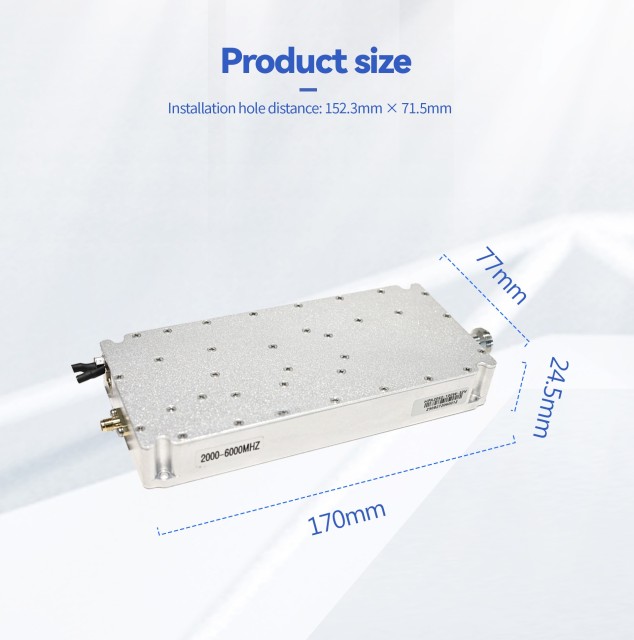100W 2000-6000MHz Ultra-Wideband Anti-FPV Amplifier  RF Module for Active UAV Defense Systems,Your low-altitude defense expert,100W 2000-6000MHz Ultra-Wideband Anti-FPV Amplifier  RF Module for Active UAV Defense Systems