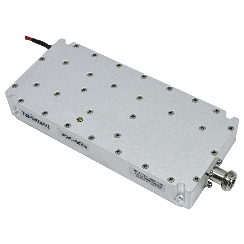 700-6000Mhz 80W Wideband Power Amplifier Customized Portable RF Power Amplifier GAN Module with RS485 for Anti UAV FPV,Your low-altitude defense expert,700-6000Mhz 80W Wideband Power Amplifier Customized Portable RF Power Amplifier GAN Module with RS485 for Anti UAV FPV