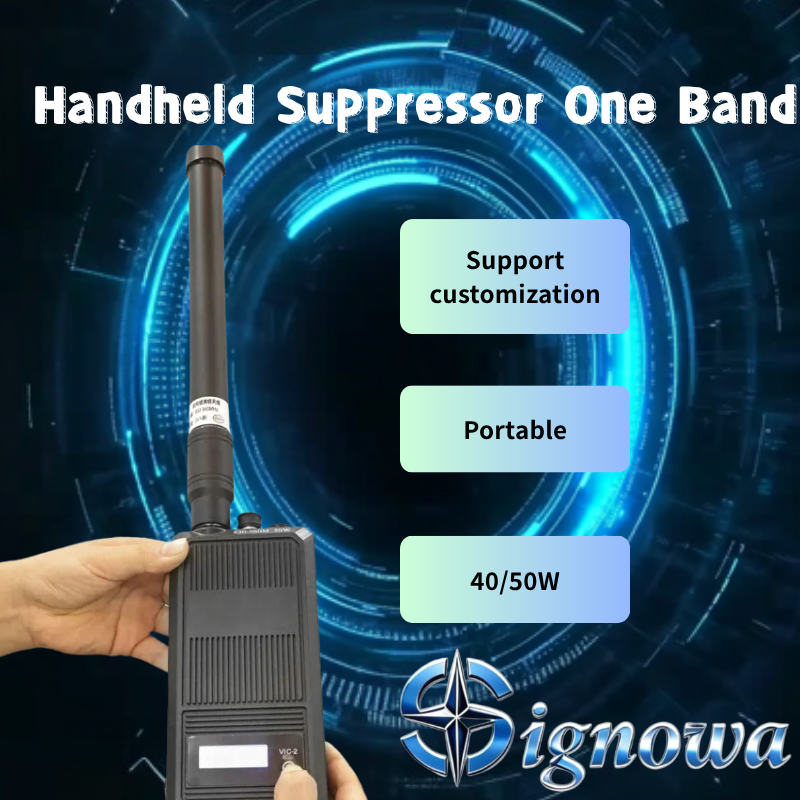 Anti FPV 700-1000Mhz 720-1020Mhz 50W Handheld Suppressor One Band High Gain and IP68 Waterproof,Your low-altitude defense expert,Anti FPV 700-1000Mhz 720-1020Mhz 50W Handheld Suppressor One Band High Gain and IP68 Waterproof