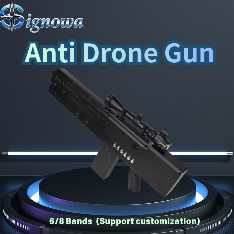 Anti Drone Gun Type Anti-Drone Device with 6–8 Customizable Bands, 180W High Output Power, 1000–2000 m Defense Range, Supporting Forced Landing, Return-to-Home Interruption and Video Link Cut-Off for Professional Anti-Drone Security Systems,Your low-altitude defense expert,Drone Suppressor Ultra-wide 12-Band Backpack Style ANIT FPV DEVICE ANTI FPV EQUIPMENT FPV SUPPRESSOR ANTI DRONE ANTI DRONE SYSTEM fpv suprressing