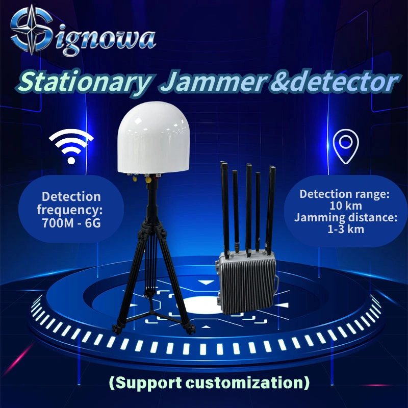 700MHz-6GHz Integrated 10KM Detection and 3KM Jamming Stationary
