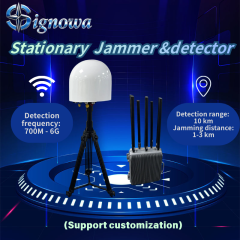 700MHz-6GHz Integrated 10KM Detection and 3KM Jamming Stationary System Support Custom,Your low-altitude defense expert,700MHz-6GHz Integrated 10KM Detection and 3KM Jamming Stationary System Support Custom