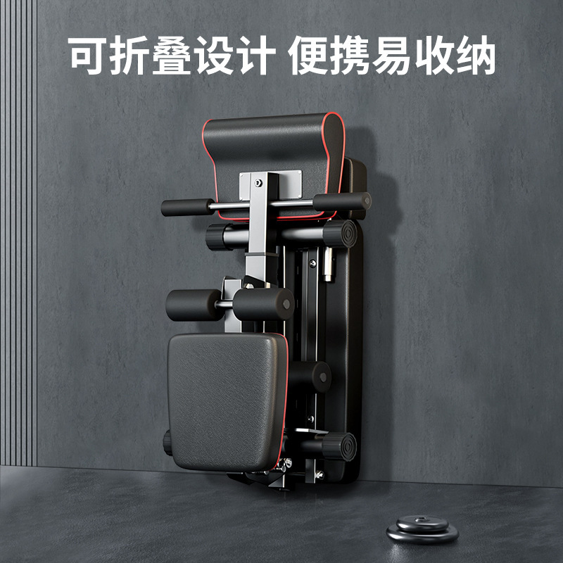 哑铃凳家用健身商用杠铃卧推凳折叠男士健身椅仰卧起坐健身器材