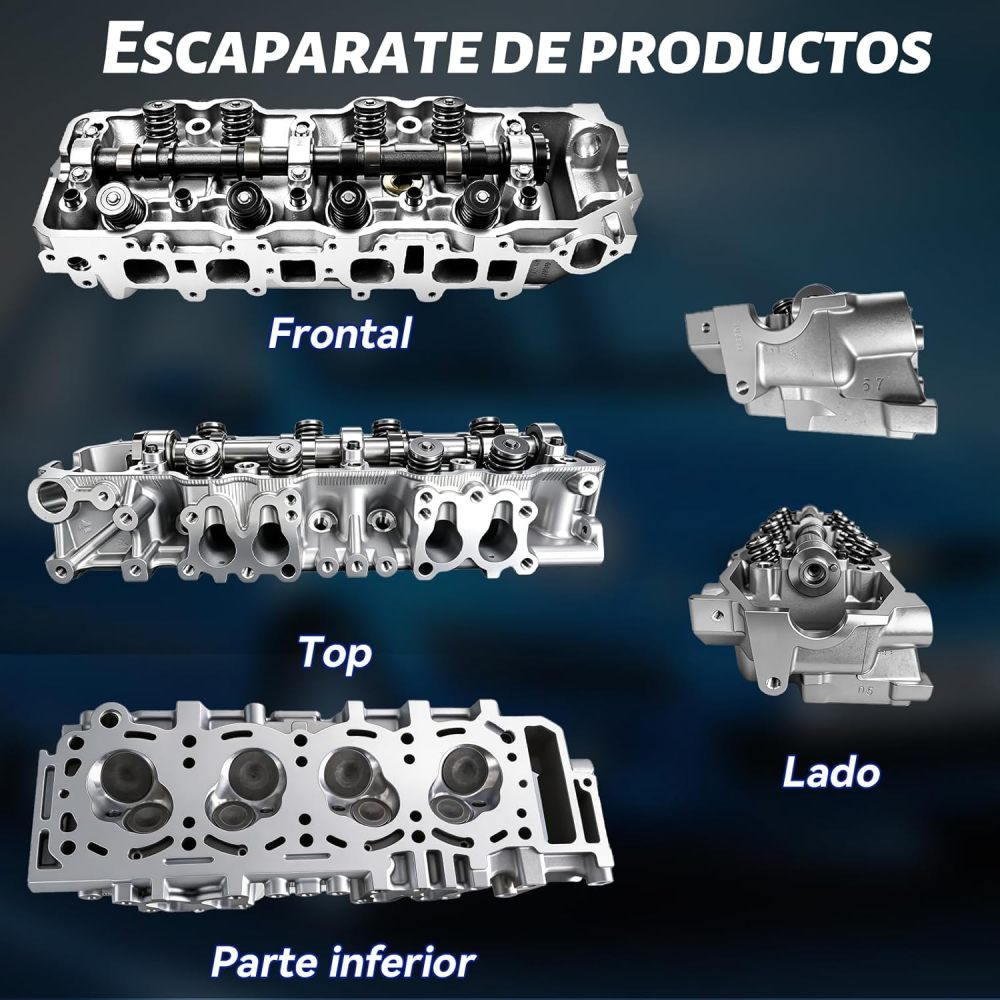 AUTODIAG Complete Engine Head for Toyota 22R 22RE 22REC 2.4L L4 SOHC 8V, Compatible with 4Runner 1984-1993 N5 N6 N7 RN50 RN55 RN60, OEM Replacement 11101-35050