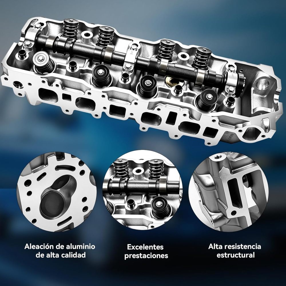 AUTODIAG Complete Engine Head for Toyota 22R 22RE 22REC 2.4L L4 SOHC 8V, Compatible with 4Runner 1984-1993 N5 N6 N7 RN50 RN55 RN60, OEM Replacement 11101-35050