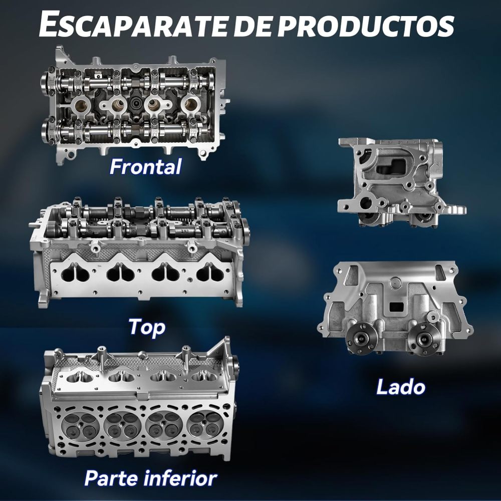 AUTODIAG Complete Engine Head for Chevrolet B12D1 1.2L S-TEC II (LMU), Compatible with Aveo T250, Spark M300