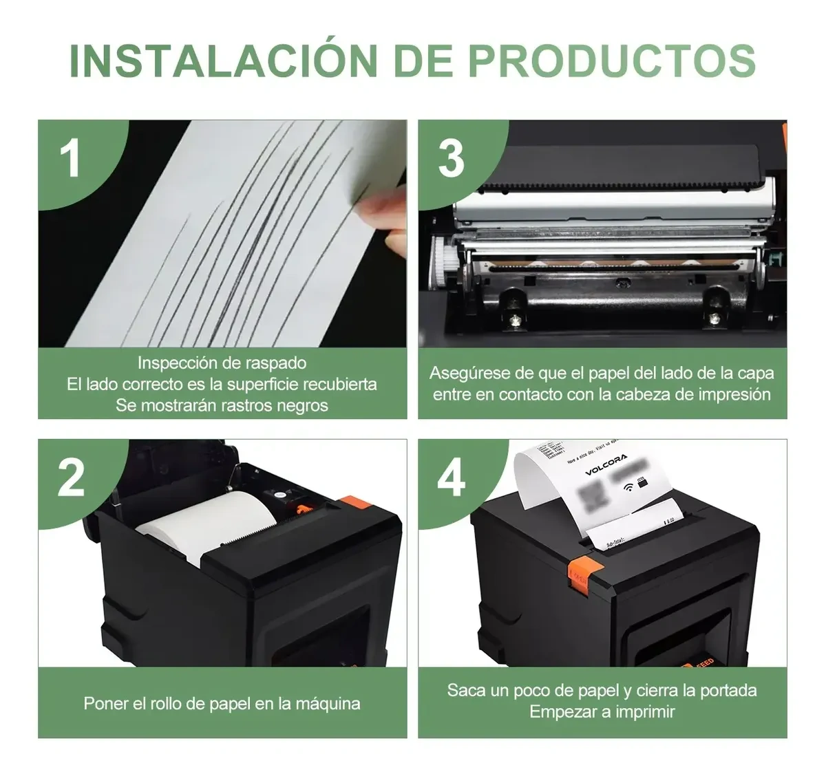 100 Rolls Thermal Paper 80x50mm For 80mm Printer