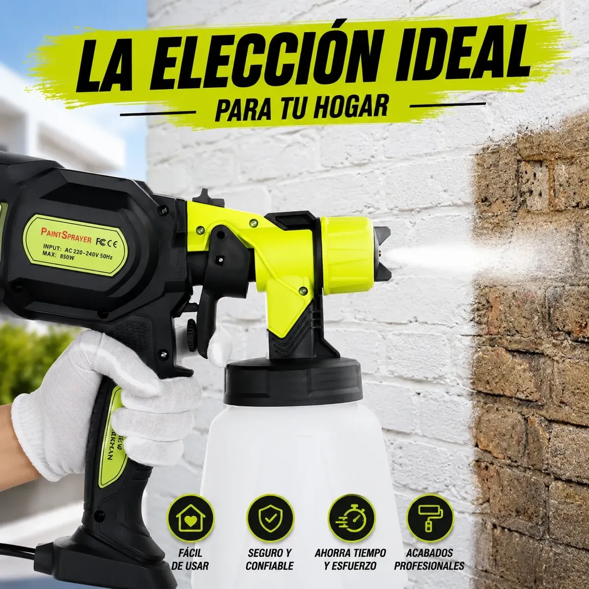 1,400 ml 1,200W Electric Paint Sprayer