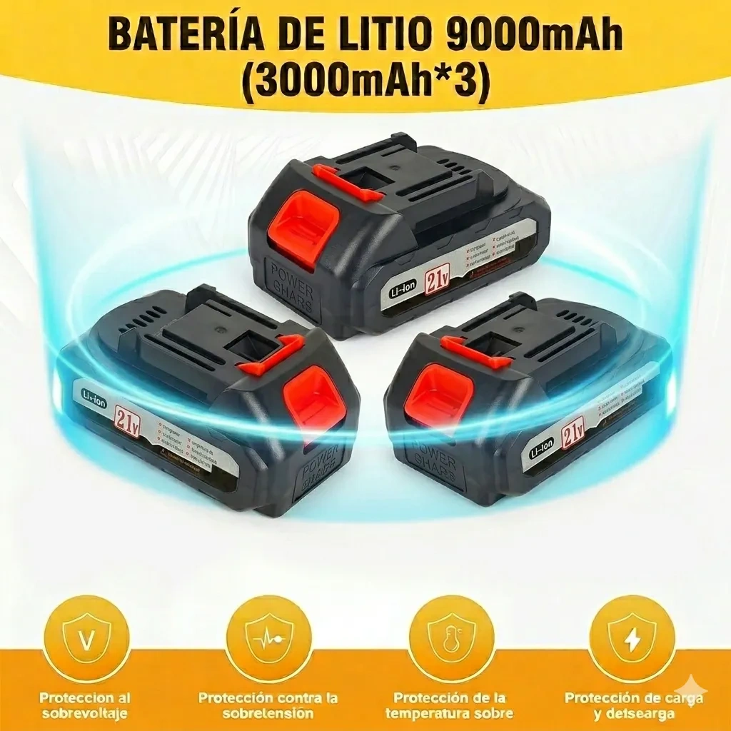 Cordless Paint Sprayer with Three Batteries
