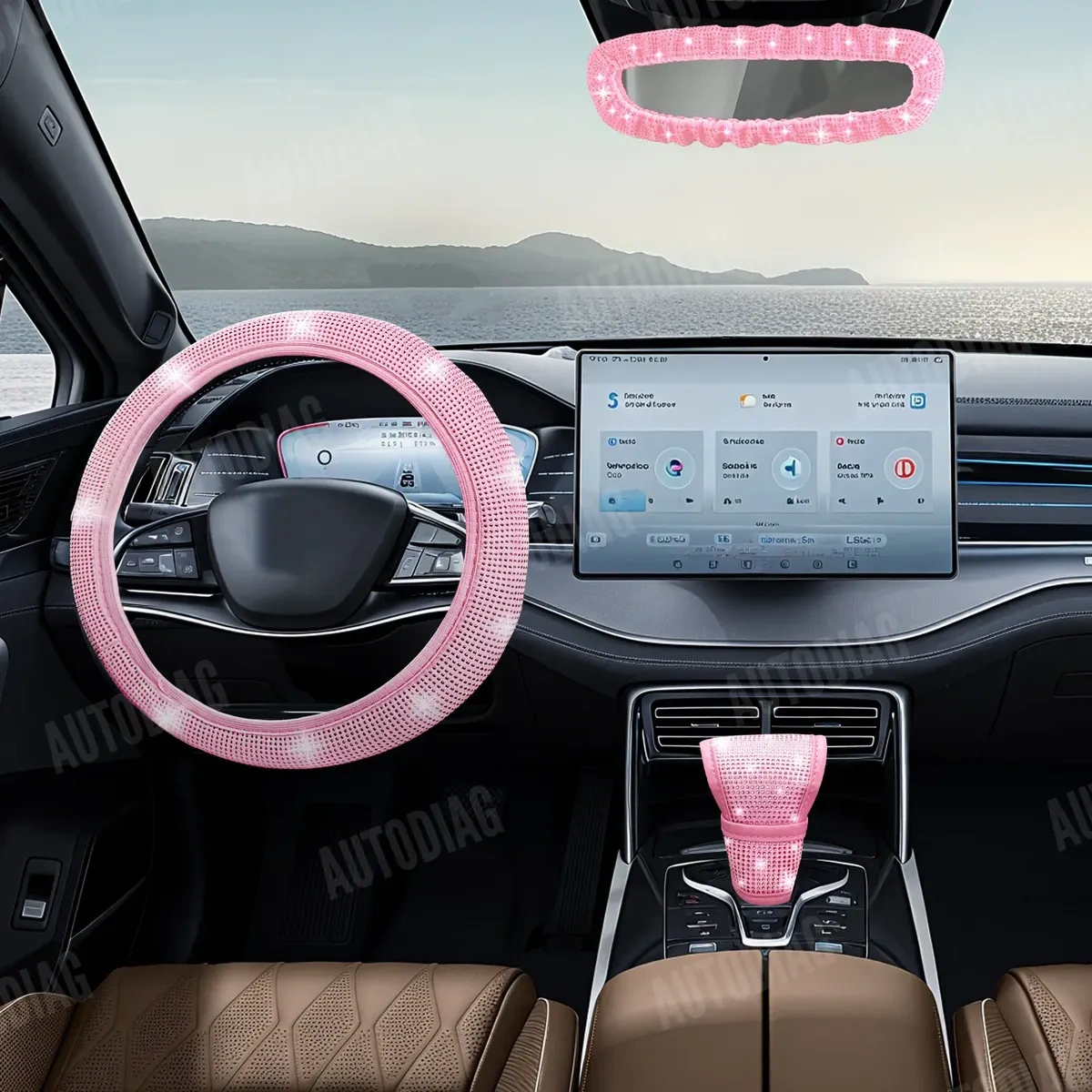Autodiag® Universal Protector For Steering Wheel Diamond