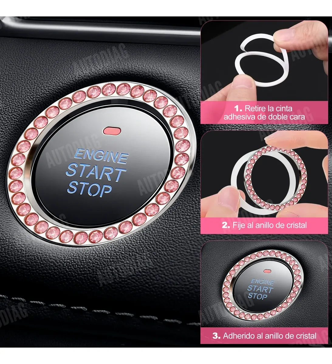 Autodiag® Universal Protector For Steering Wheel Diamond