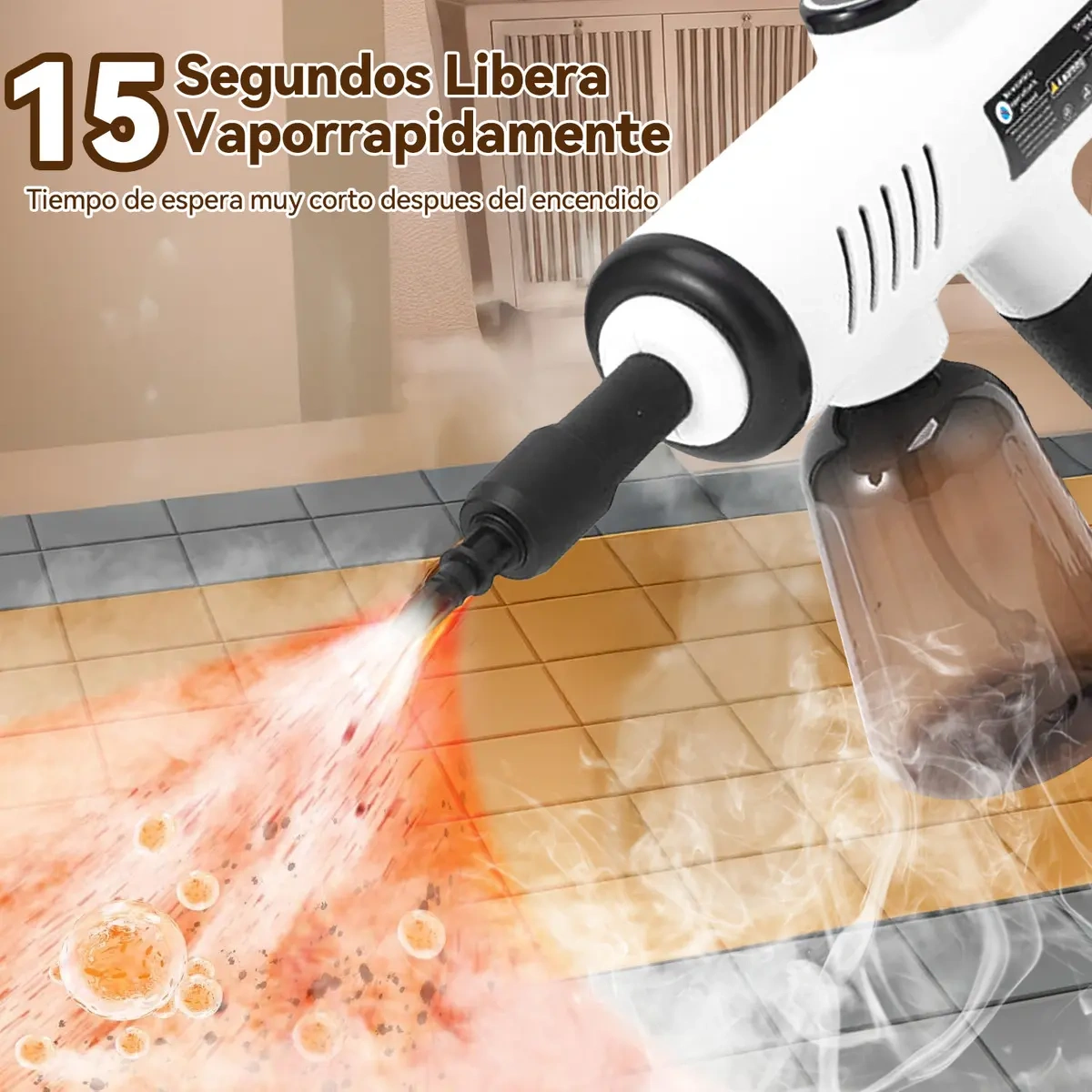 WELIKERA Portable Steam Cleaner 1500W, High Pressure, Fast Heating 15s