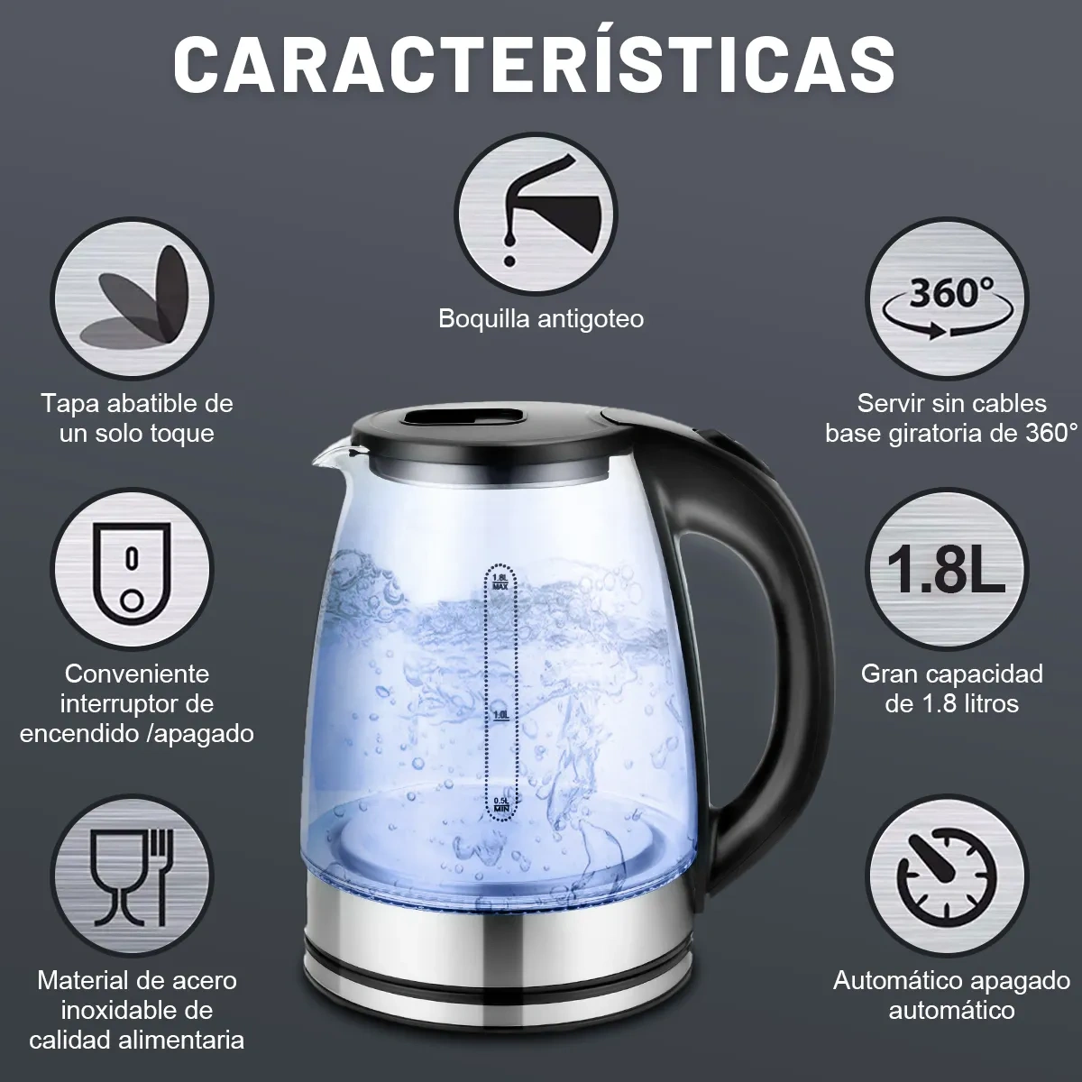 Welikera® Electric Teapot Jug Electric Kettle