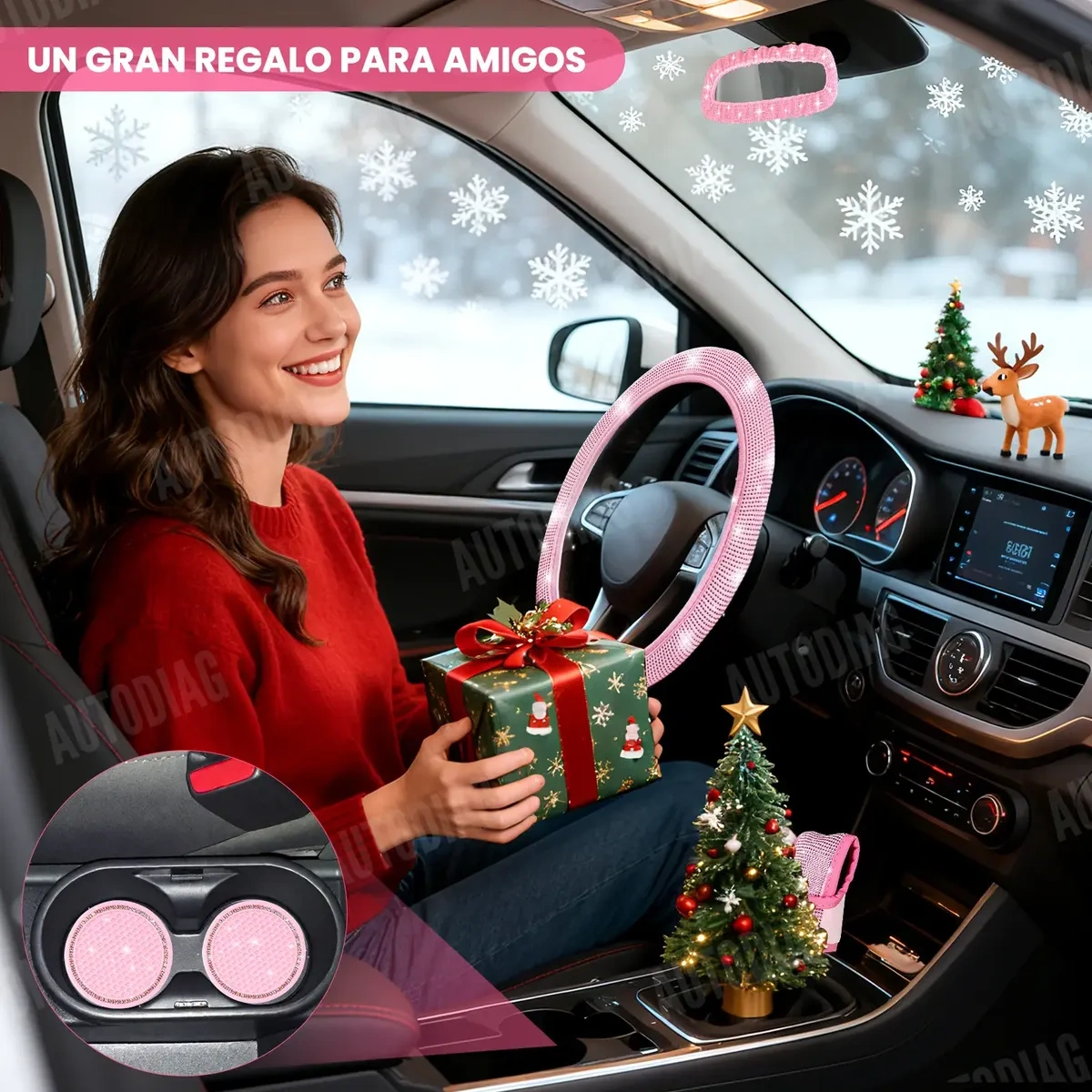Autodiag® Universal Protector For Steering Wheel Diamond